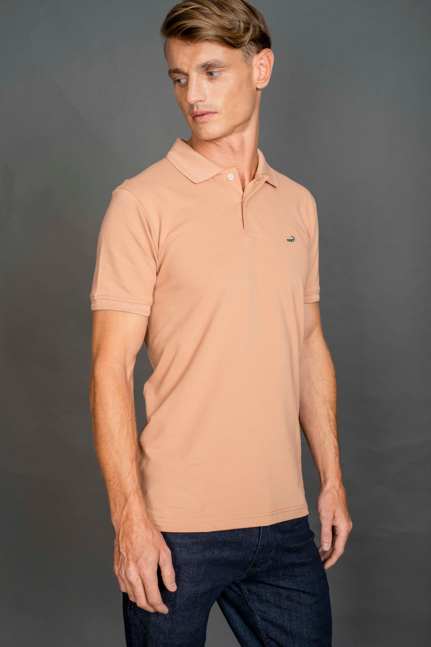 Slim Fit - Casual Polo - Caramel