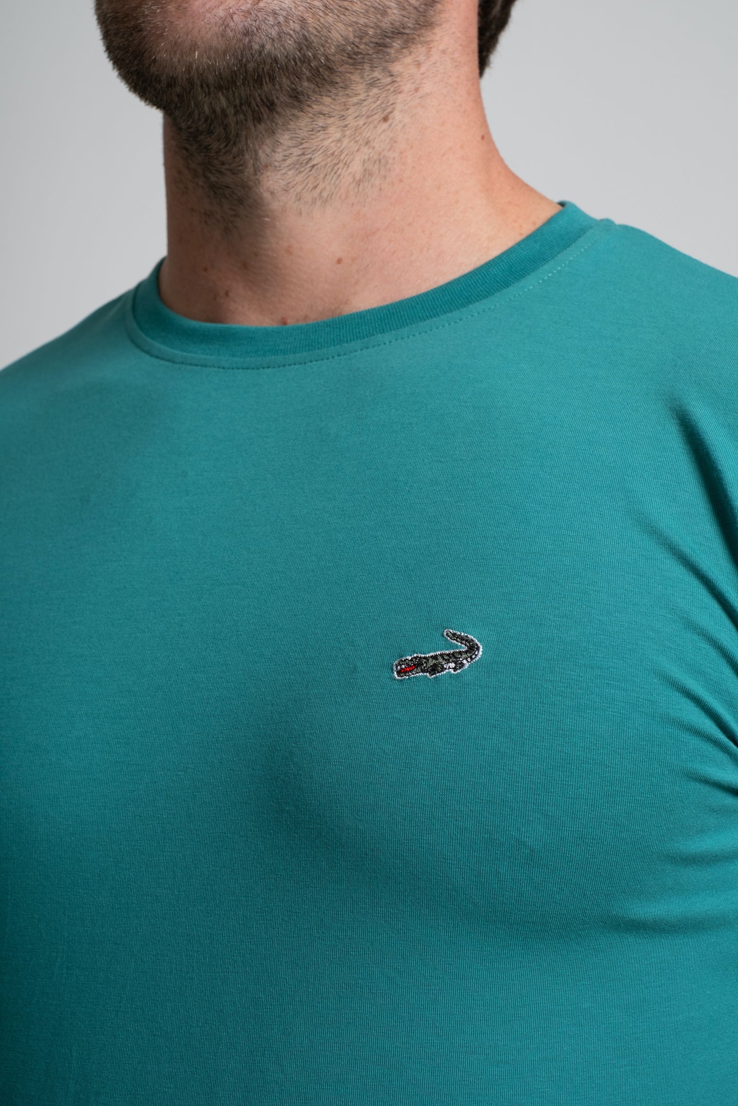 Action Fit Short sleeves-CasualCrew Neck - Green Alhambra