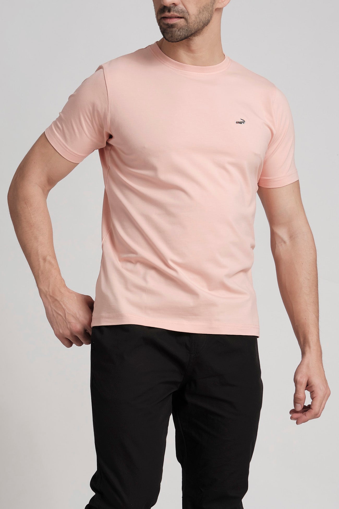 Single Jersey Verve Tee Action Fit - Peach Pearl