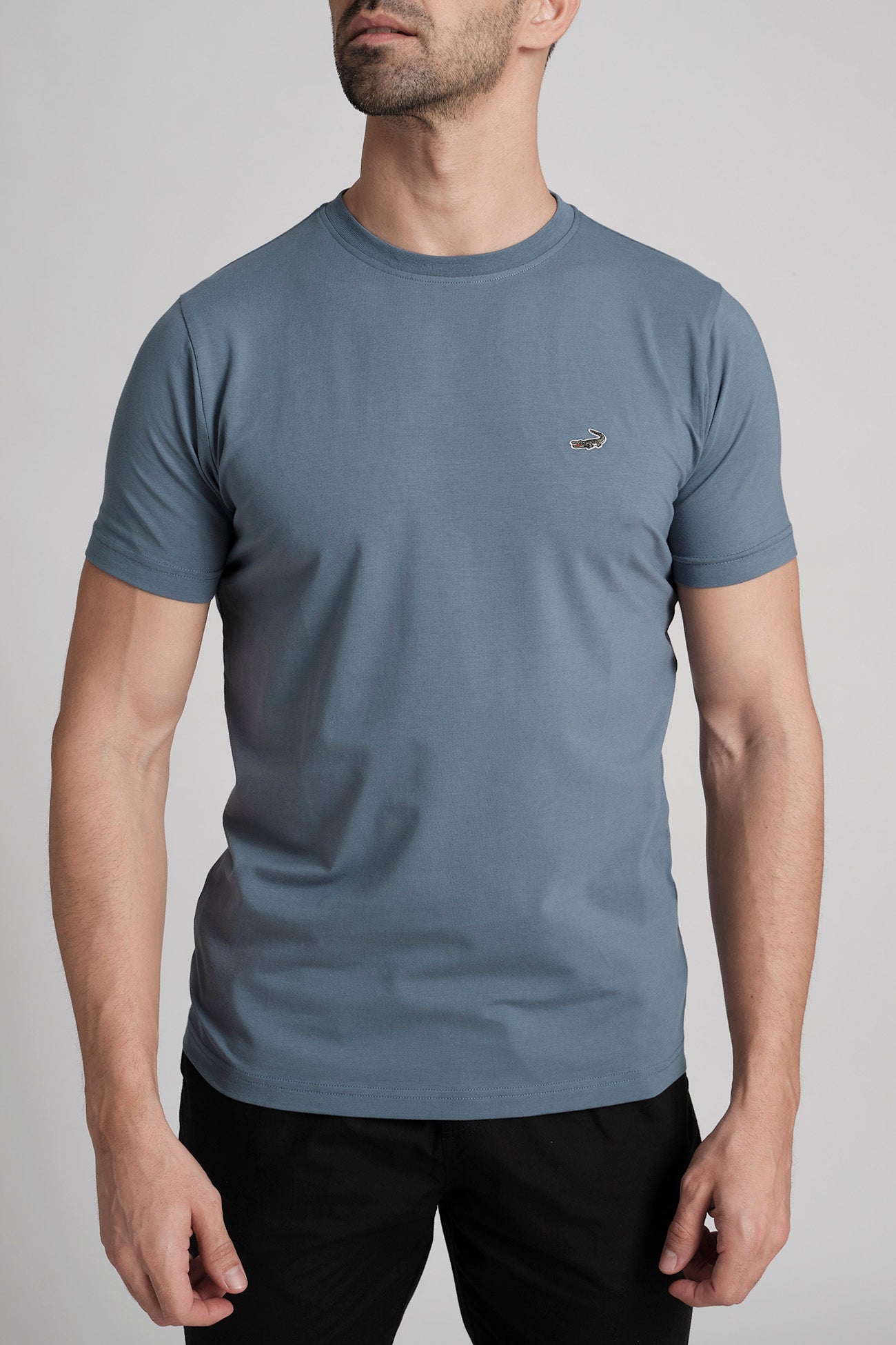 Single Jersey Verve Tee Action Fit - Blue China
