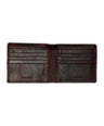 Bifold Leather wallet - Coffee Brown