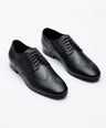 Brogue shoes in Black leather
