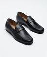 Smart Loafers in Black leather