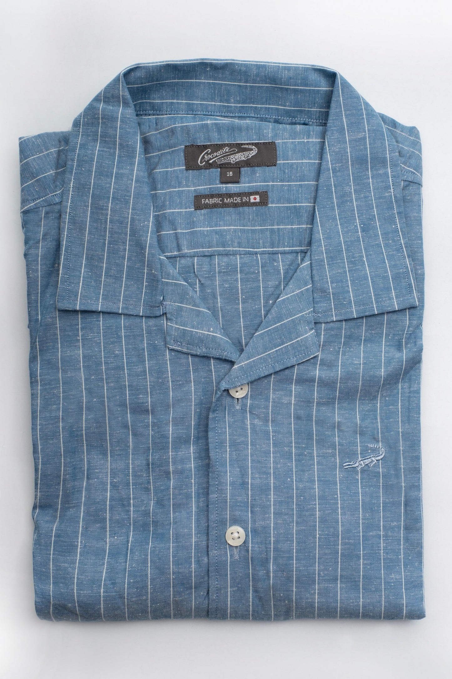 Crocodile Slim Fit FS Shirt Cornflower