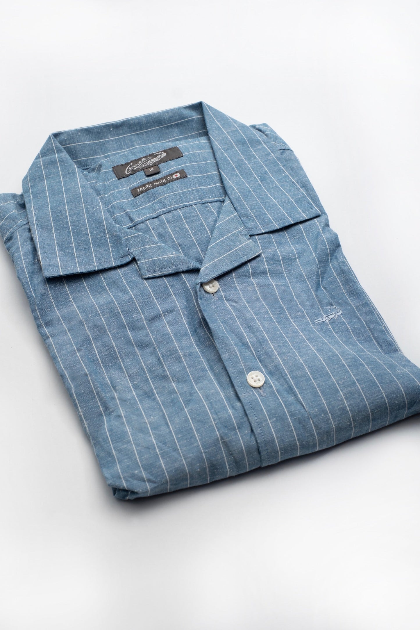 Crocodile Slim Fit FS Shirt Cornflower