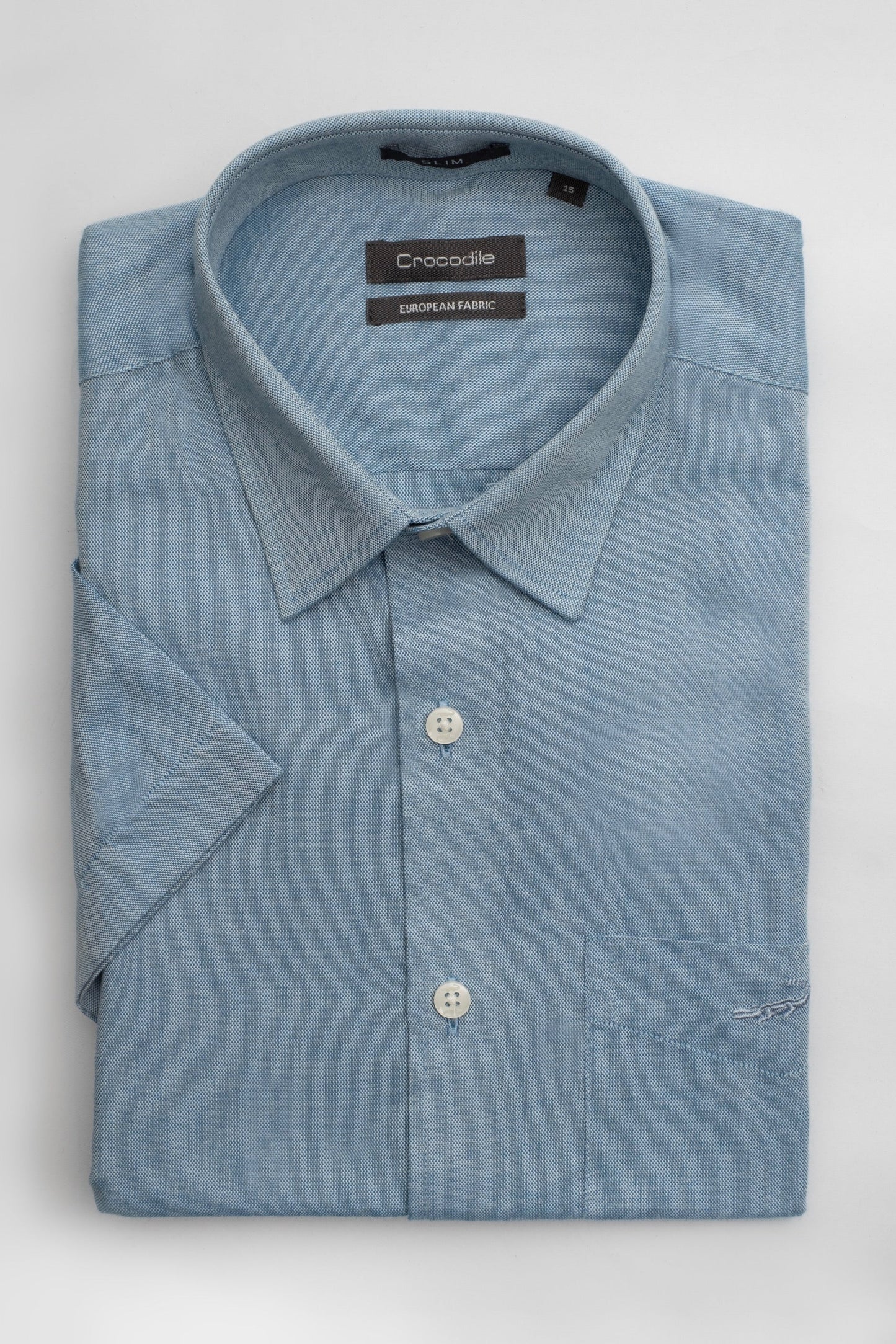 Crocodile Slim Fit HS Shirt Arctic