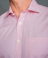 Slim Fit Long sleeves-Formal Shirts-Sachet Pink