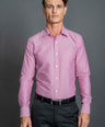 Slim Fit Long sleeves-Formal Shirts-Magenta