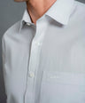 Slim Fit Long sleeves-Formal Shirts-Ash