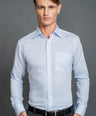 Slim Fit Long sleeves-Formal Shirts-Blue Bell