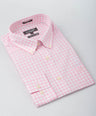 Slim Fit-Casual Shirts-L Pink