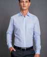 Slim Fit Long sleeves-Formal Shirts-Powder