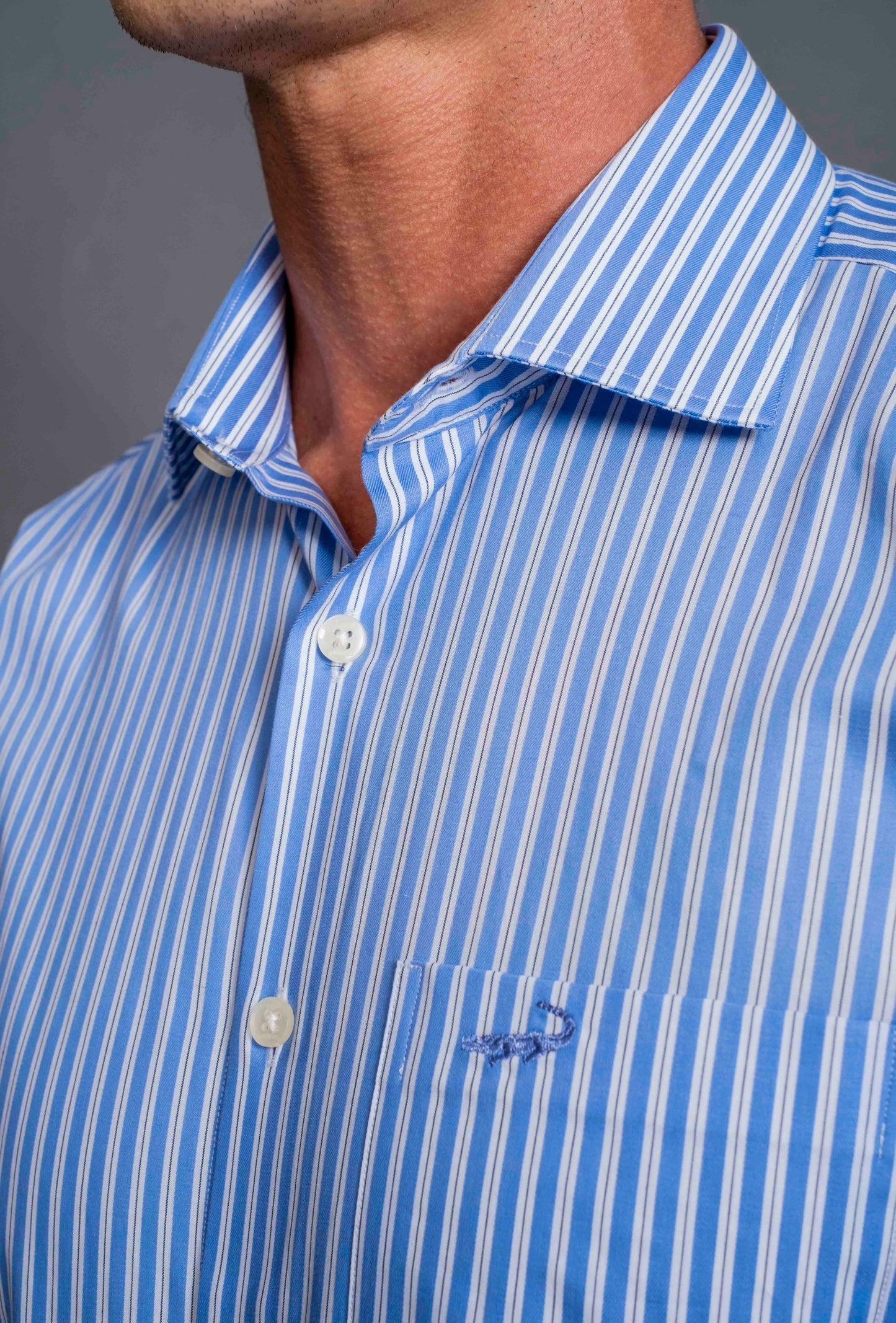 Slim Fit Long sleeves-Formal Shirts-White