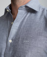 Slim Fit Long Sleeves-Formal Shirts  - Steel Grey