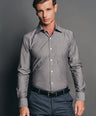 Slim Fit Long sleeves-Formal Shirts-Cloud Burst