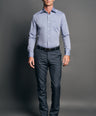 Slim Fit Long sleeves-Formal Shirts-Dapple Grey