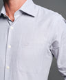 Slim Fit Long sleeves-Formal Shirts-Grey