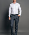 Slim Fit Long sleeves-Formal Shirts-Iron