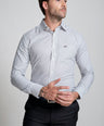 Slim Fit Long Sleeves-Formal Shirts  - Moonless Night