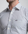 Slim Fit Long Sleeves-Formal Shirts  - Moonless Night
