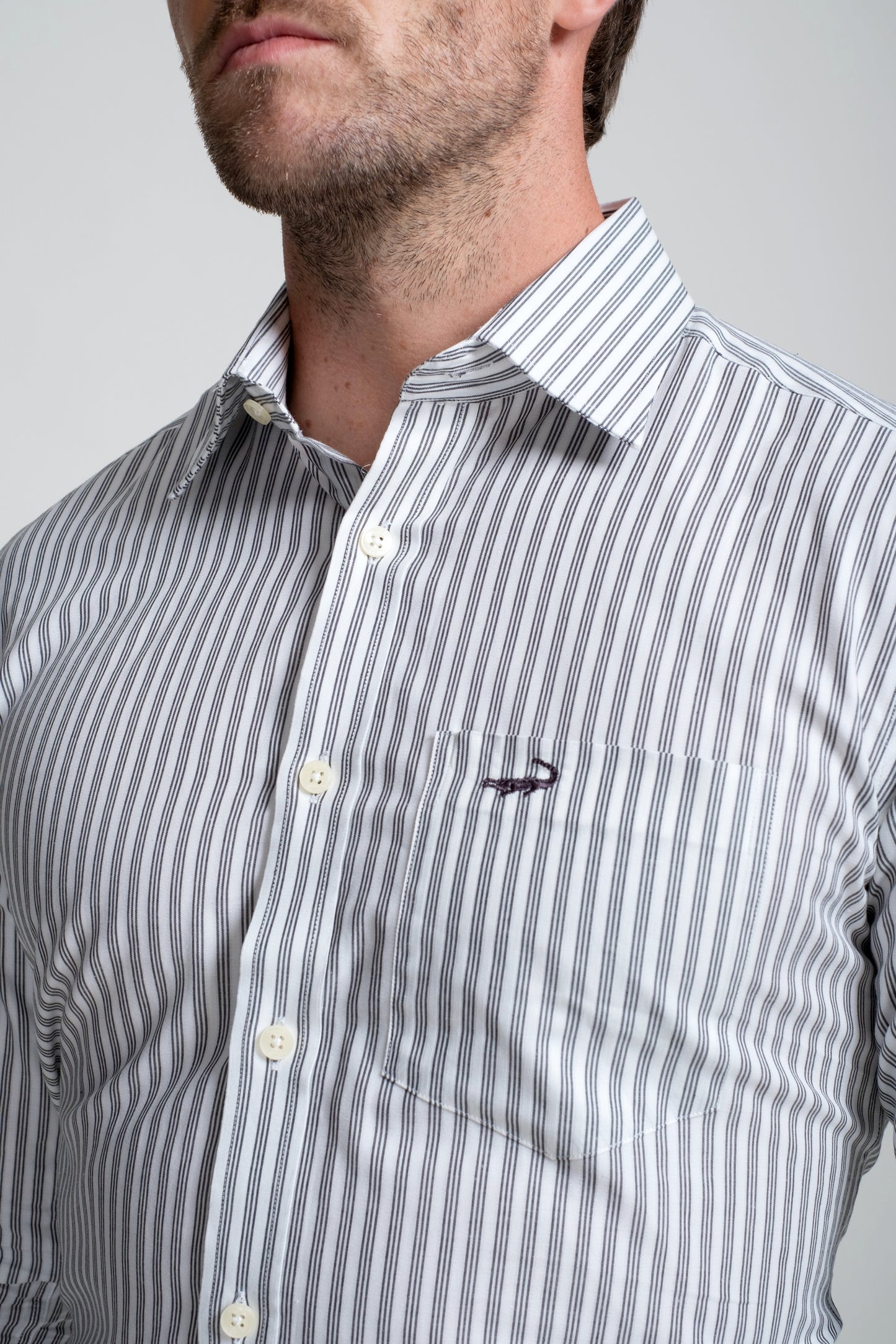 Slim Fit Long Sleeves-Formal Shirts  - Moonless Night