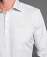 Slim Fit Long sleeves-Casual Shirts-Silver Brich