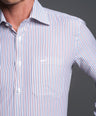 Slim Fit Long sleeves-Formal Shirts-Ruby Wine