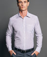 Slim Fit Long sleeves-Formal Shirts-Ruby Wine