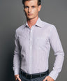 Slim Fit Long sleeves-Formal Shirts-Ruby Wine