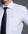 Slim Fit Long sleeves-Formal Shirts-Powder