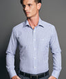 Slim Fit Long sleeves-Formal Shirts-TRUE Blue