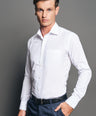 Slim Fit Long sleeves-Formal Shirts-High Rice