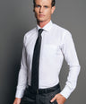 Slim Fit Long sleeves-Formal Shirts-Brilliant White