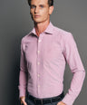 Slim Fit Long sleeves-Casual Shirts-True Red