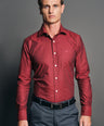 Slim Fit Long sleeves-Casual Shirts-Cardinal