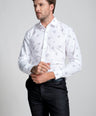 Sport Fit Long Sleeves-Formal Shirts  - White