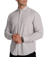 Semi-Casual Full Sleeve Sports Fit Shirt with Cutaway Collar-High Rice