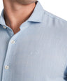 Semi-Casual Full Sleeve Sports Fit Shirt with Cutaway Collar- Little Boy Blue
