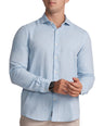 Semi-Casual Full Sleeve Sports Fit Shirt with Cutaway Collar- Little Boy Blue