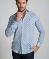 Slim Fit Long Sleeves-Casual Shirts  - White
