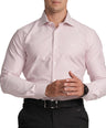 Formal Full Sleeve Slim Fit Stripe Shirt-Earth Red