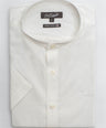 Semi Casual Sport Fit HS Shirt White