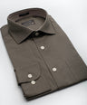 Crocodile Formal Seasonal Slim Fit FS Shirt Charcoal