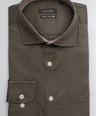Crocodile Formal Seasonal Slim Fit FS Shirt Charcoal