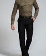 Crocodile Mens Slim Fit Evening Fs Shirt Green - Treetop