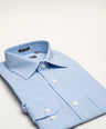 Crocodile Formal Core Regular Fit Fil A Fil-Vista Blue