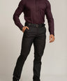 Crocodile Slim Fit Formal Seasonal FS Shirt Purple - Potent Purple