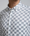 Crocodile Slim Fit Semi Casual Fs Shirt Charcoal