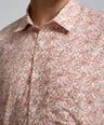 Crocodile Slim Fit Semi Casual Fs Shirt Mellow Rose
