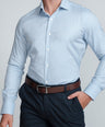 Crocodile Slim Fit Formal Seasonal FS Shirt Cashmere Blue